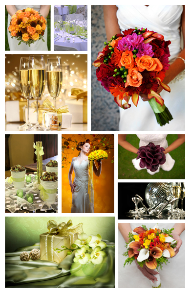 fall winter wedding palette collage Looking forward to saying I do in the