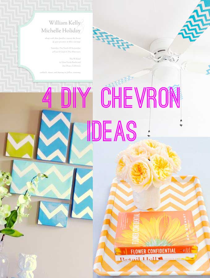 4 DIY chevron ideas