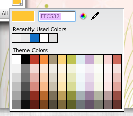 customize color with hex codes