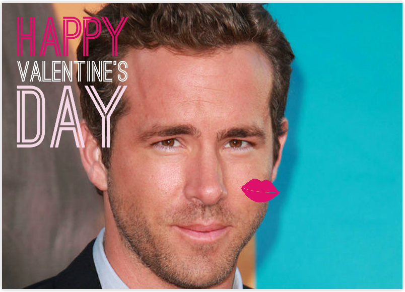 Ryan Reynolds valentine