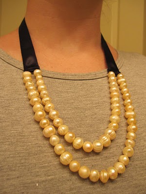 diy pearl necklace