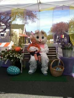 Easter bunny photo idea