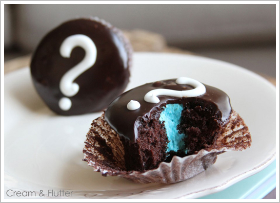 gender reveal cupcake idea