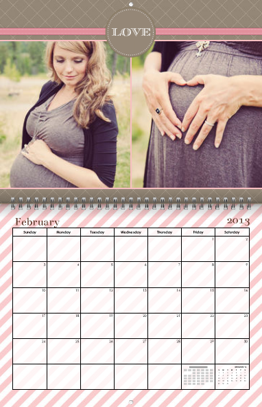 New Baby Calendar