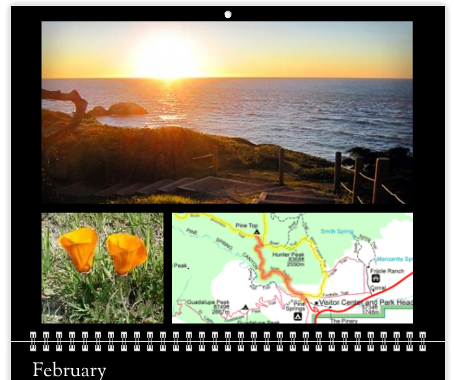 Hiking Trails Calendar