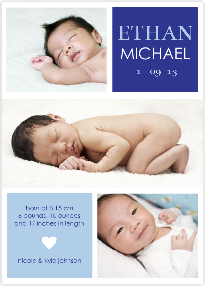 5 Ideas For Unique Photo Collage Birth Announcements Mixbook Inspiration