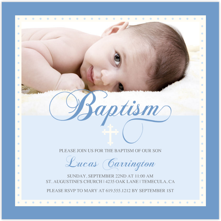 Baptism Script