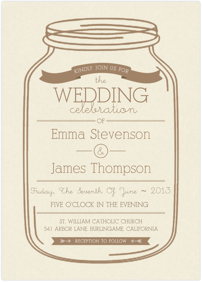 Rustic Wedding Invitations