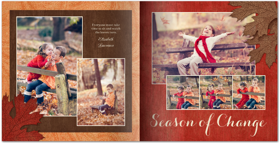 Fall Photo Book Ideas