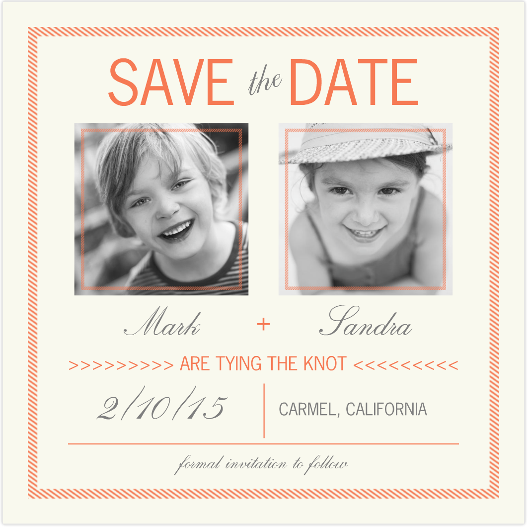 Save The Date Sweethearts Card