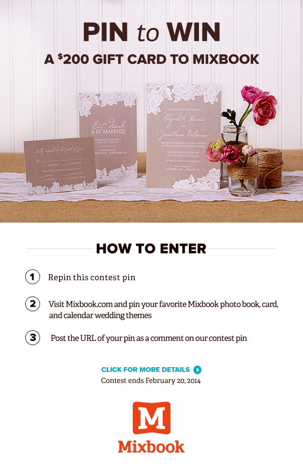 Pin to Win Wedding Contest