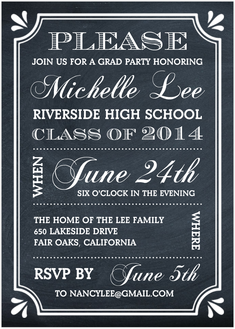 Create the Perfect Graduation Party Invitation — Mixbook Inspiration