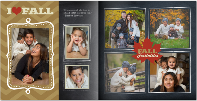 Fall Family Photo Books