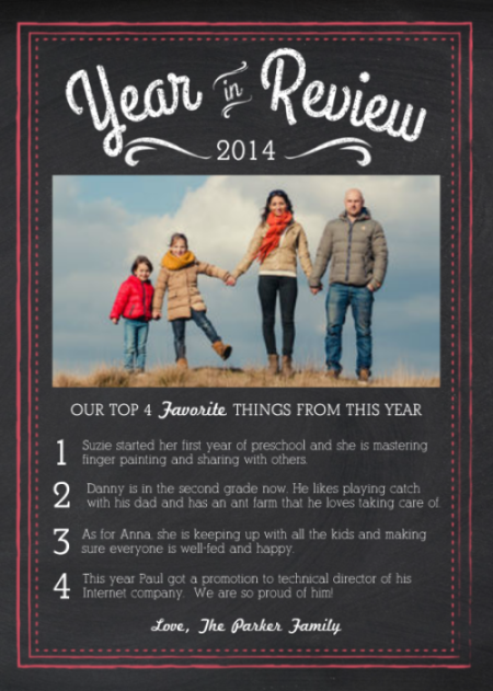 21+ Year In Review Christmas Card 2021 Images