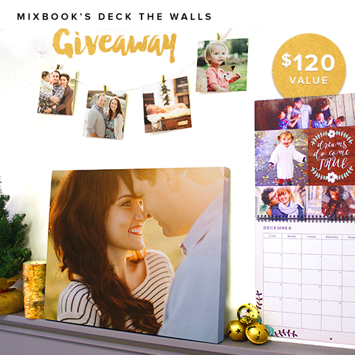 mixbook deck the walls giveaway