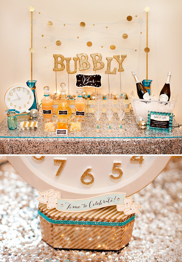 mixbook bubbly bar new years eve party