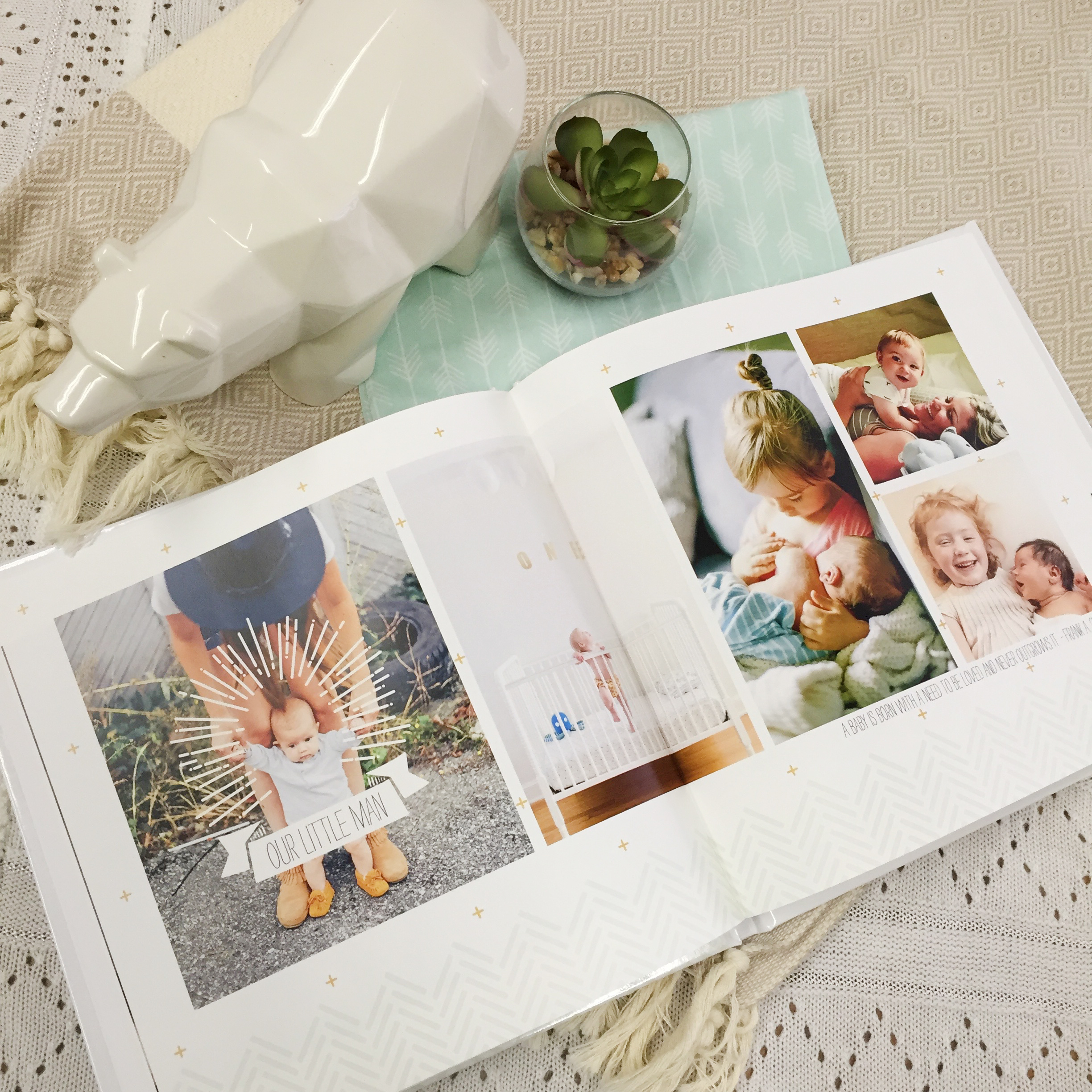 welcome baby photo book mixbook 2