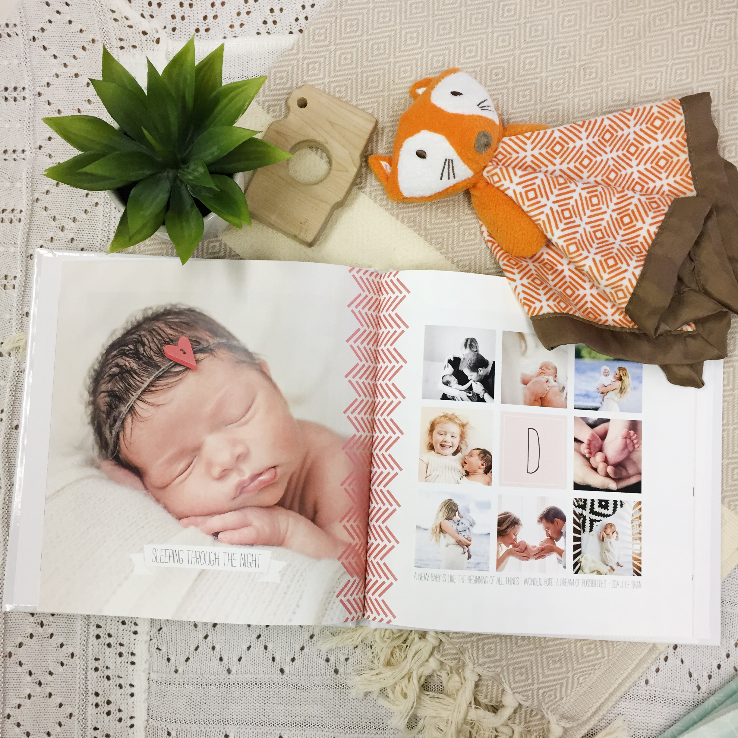 welcome baby photo book mixbook 9