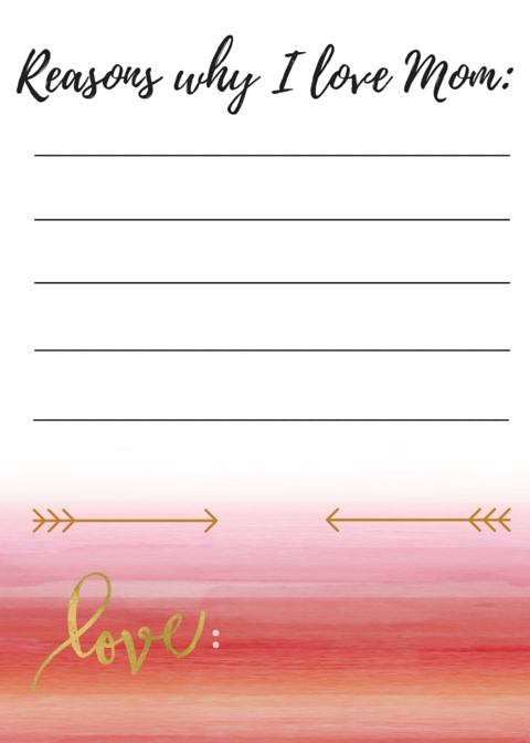 Free Mother's Day Printables