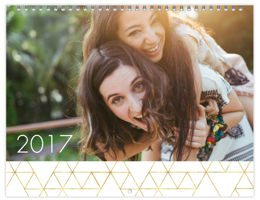 simple modern custom photo calendar mixbook