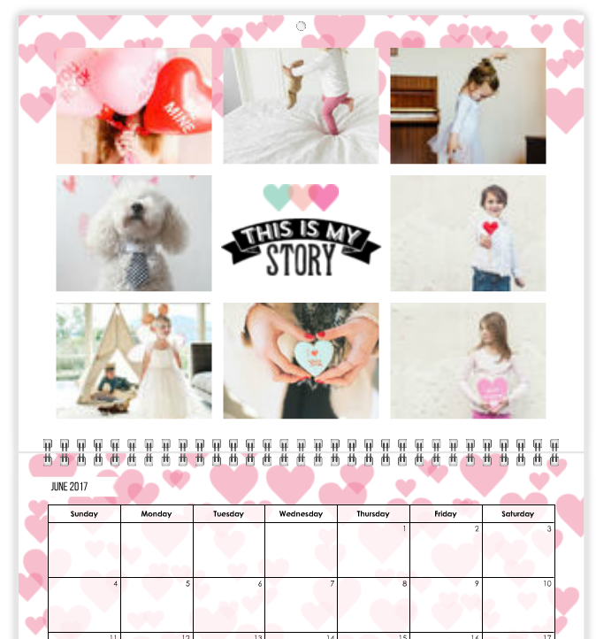 sprinkled with love custom photo calendar 2 mixbook